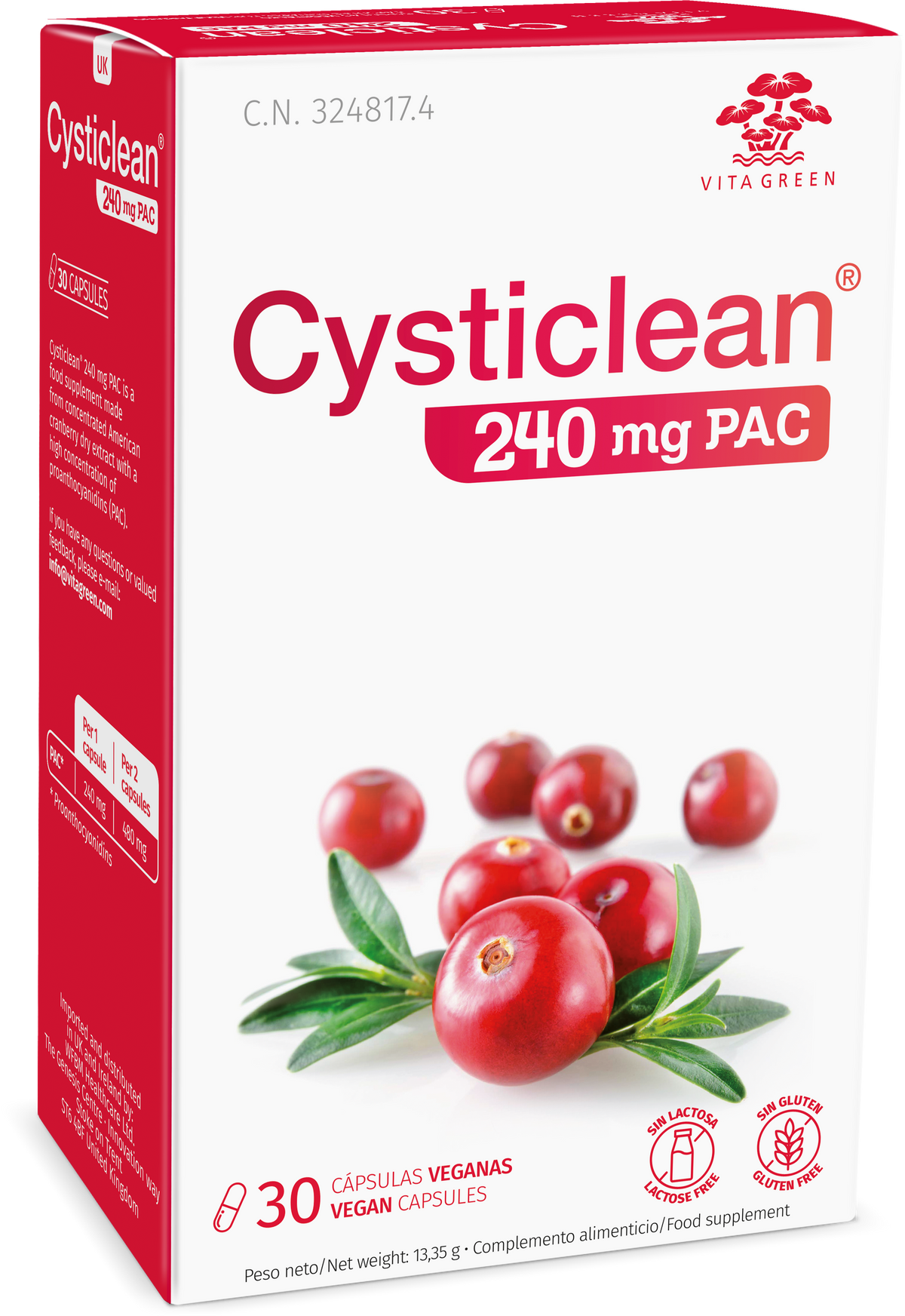 Cysticlean 240mg PAC