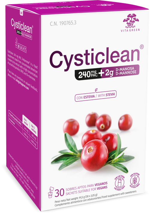 Cysticlean 240mg PAC D-Mannose